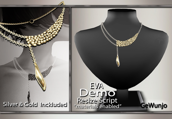 GeWunjo : EVA gold necklace DEMO