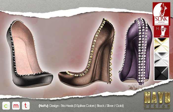 {NaYu} Design - Tria Heels (Violet)