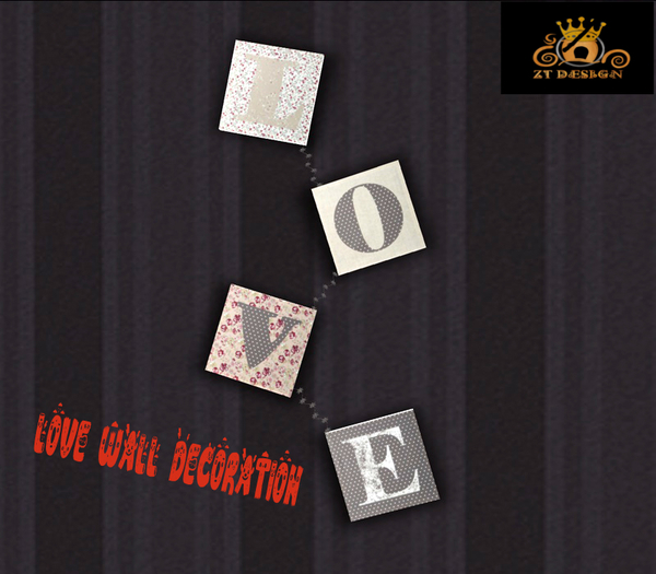 ZT love wall decoration