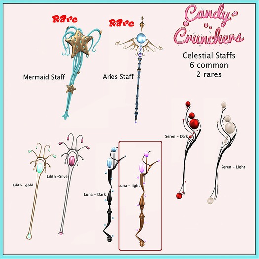 Candy Crunchers - Luna Staff - light