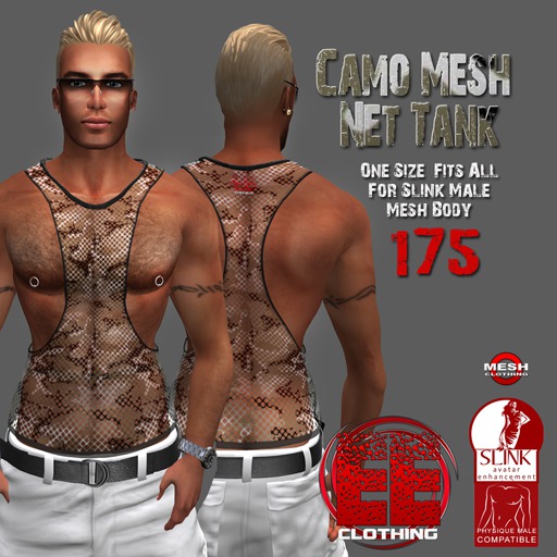 EE - Bag - Camo Tank - Slink Male Body