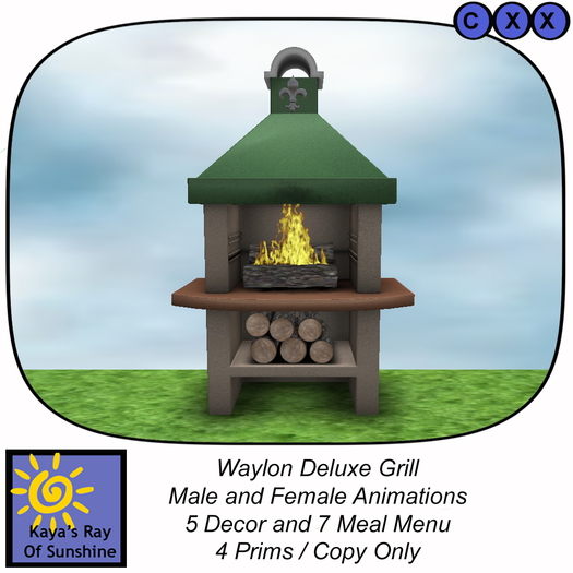 Waylon Deluxe Cream Grill (BOXED)