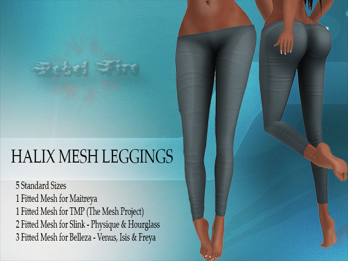 *Rebel Fire* HALIX LEGGINGS TEAL