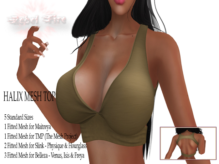 *Rebel Fire* HALIX TOP YELLOW