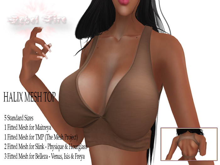 *Rebel Fire* HALIX TOP ORANGE