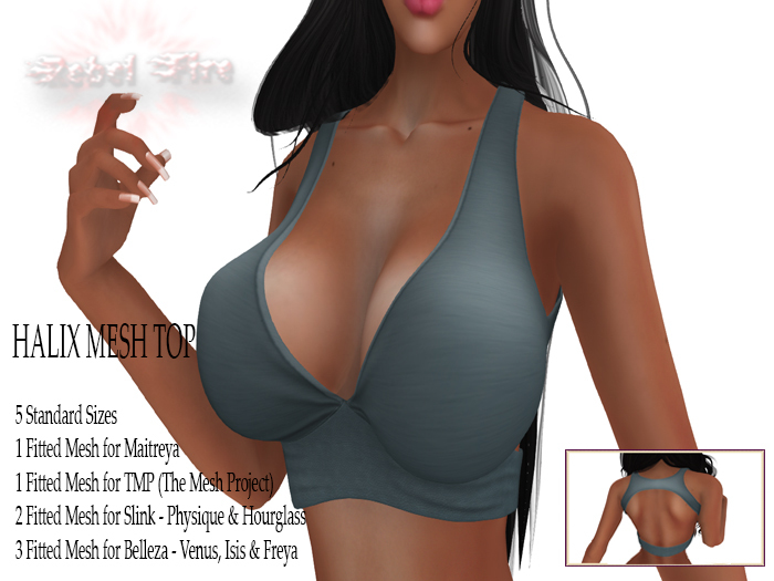 *Rebel Fire* HALIX TOP TEAL