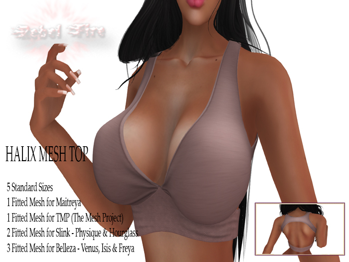 *Rebel Fire* HALIX TOP PINK