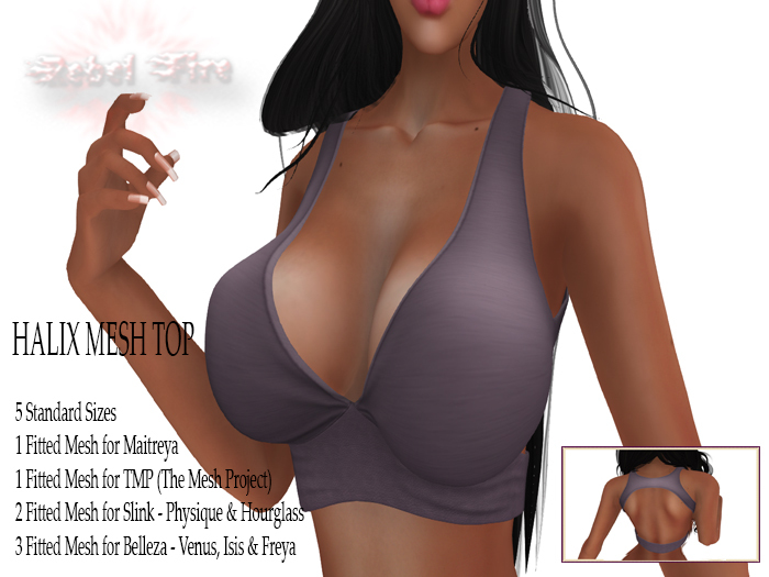 *Rebel Fire* HALIX TOP PURPLE