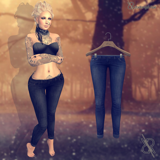Pixra Nameless Skinny Pants Bright Blue