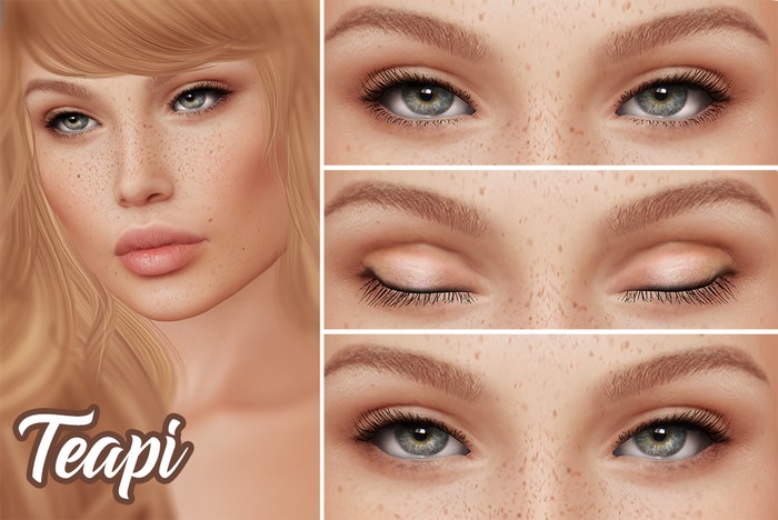 teapi . natural eyelashes for CATWA head ONLY