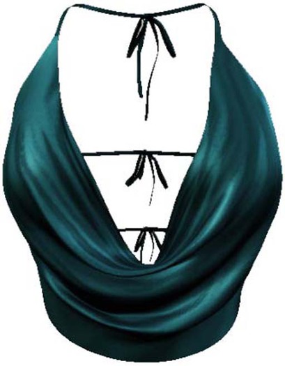 Halter Top Aqua Maitreya By Mie Beck