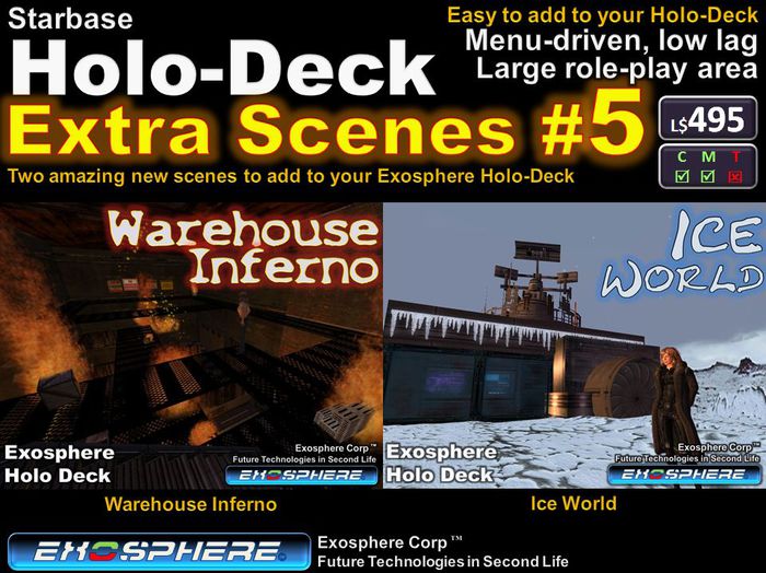 Holo-Deck Scenes 5 - Ice World & Inferno