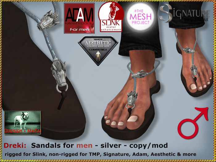 Bliensen - Dreki - MEN - Slink, TMP, Adam, Signature, Niramyth Aesthetic & more Silver