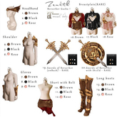 =Zenith=Berserker Short with Belt (Rose) Maitreya