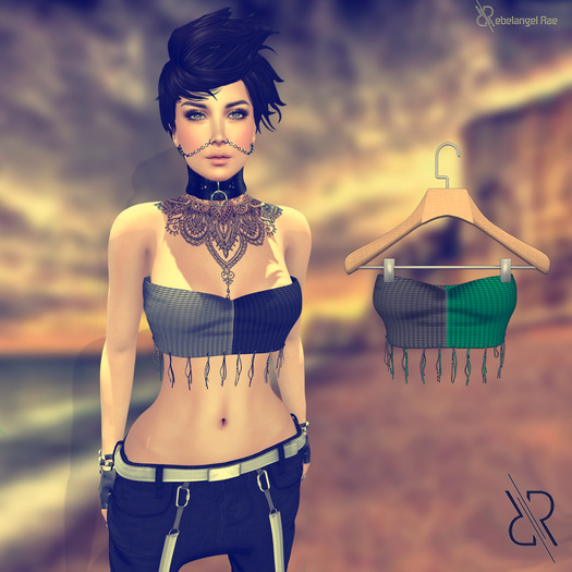 Pixra Sare Tank Top Green