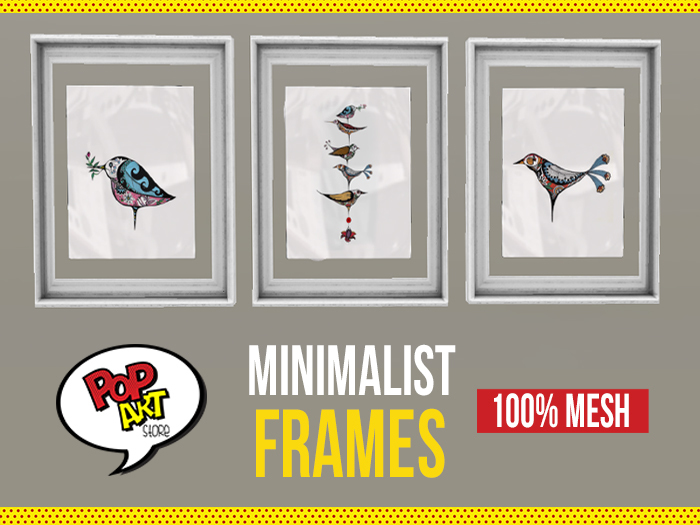 PopArt Store - Minimalist Frames - 100% Mesh