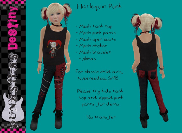 *PD* Harlequin Punk Kids