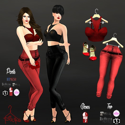 Pixra Renoren Outfit Red