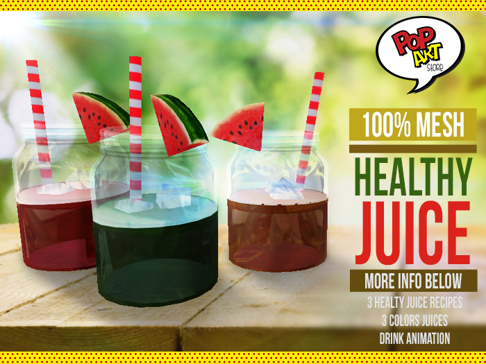 PopArt Store - Healthy Juice - 100% Mes