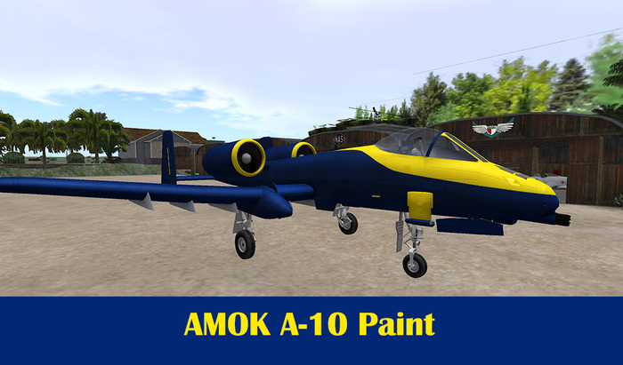 AMOK A-10 Blue paint