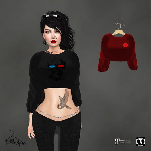 Pixra Sermin Blouse Red