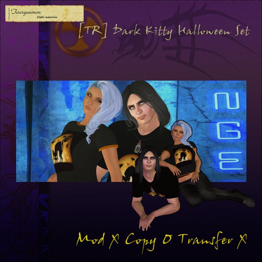 [TR] Black Kitty Hallowen Set