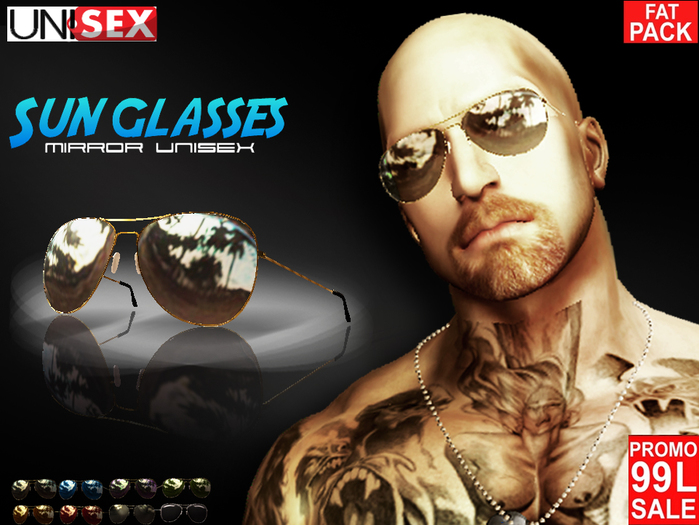 CA PROMO SAVE 75% MIRROR SUN GLASSES FAT PACK