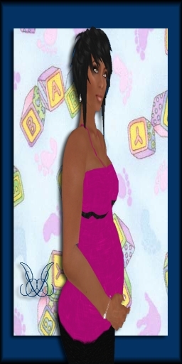 Magenta Maternity Top  