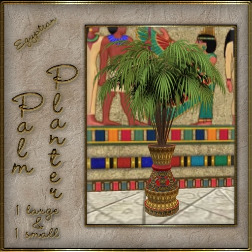 EGYPTIAN VASE WITH PALM (Carnelian) 