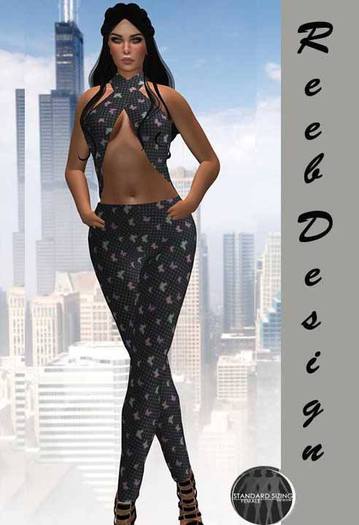 309-Reeb Design Nadya Cross Halter