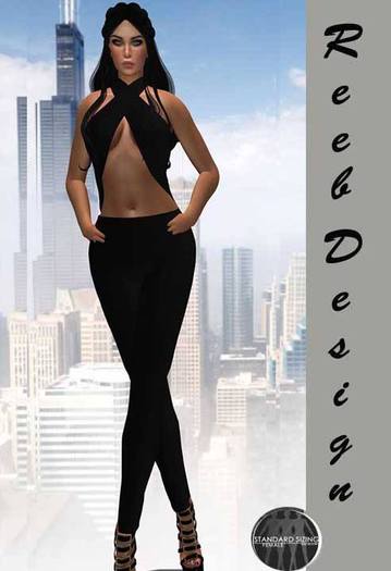 312-Reeb Design Nadya Cross Halter