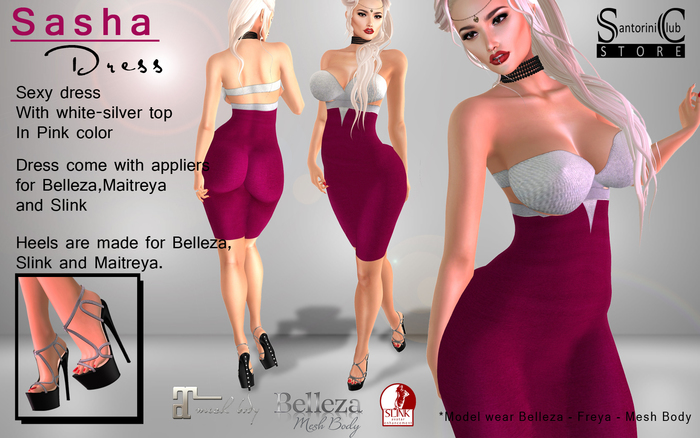 :SC: Sasha Dress ~ Pink ~