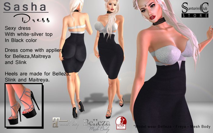.SC: Sasha Dress ~ Black ~