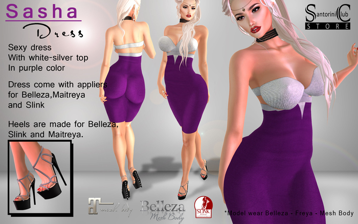 :SC: Sasha Dress ~ Purple ~