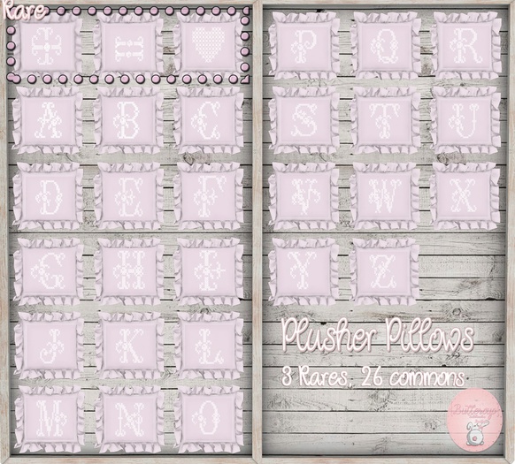 {Buttercup} Plusher Pillows - U