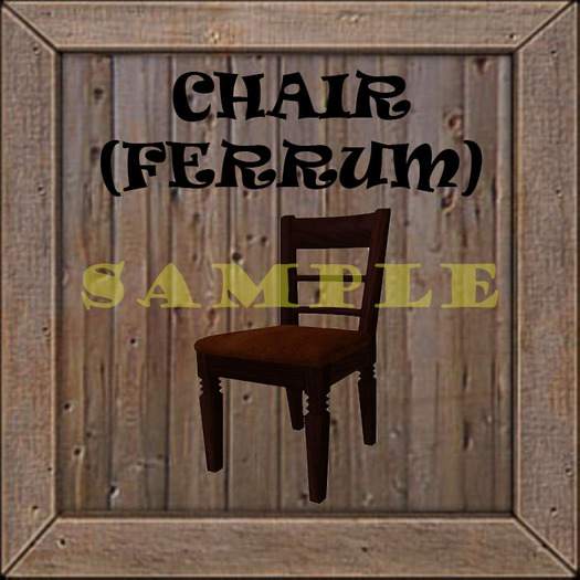 CHAIR (FERRUM)