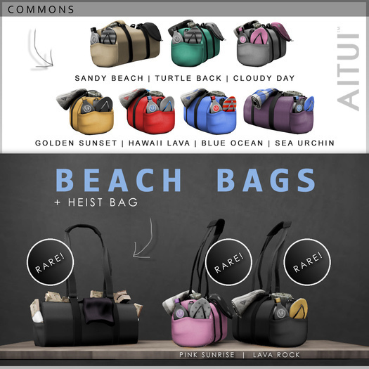 AITUI - Beach Bag - Pink Sunrise (Boxed) RARE