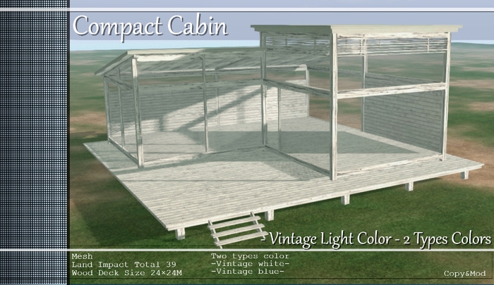 *K* ++Compact Cabin++ -Vintage Light Color- BOX