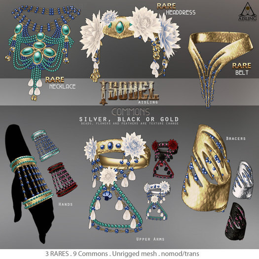 .aisling. Isobel - Upper Arms SILVER