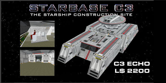 STARBASE C3 ECHO v.1 SLH STARSHIP SPACESHIP SCIFI