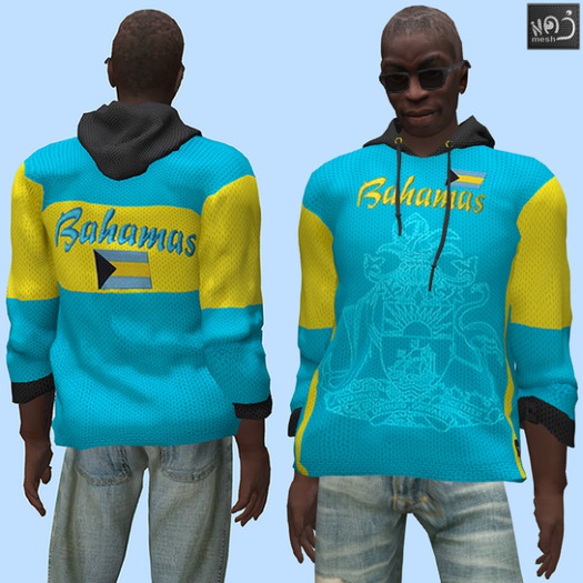 BAHAMAS Hoodie (MESH) boxed