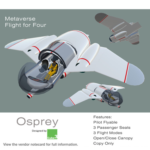 C3 OSPREY  v.1  SLV AIRPLANE SCIFI