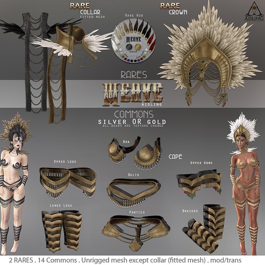 .aisling. Meave - Upper Legs - Silver