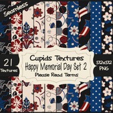 *Cupids Textures * 21 HAPPY MEMORIAL DAY SET 2