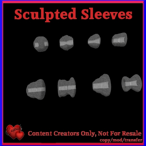 8 Sculpted Sleeves