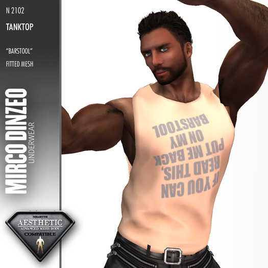 MD N2102 Tanktop Barstool