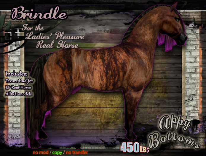 ~AppyBottoms~ RH Texture - Brindle (Unpack ME!!)