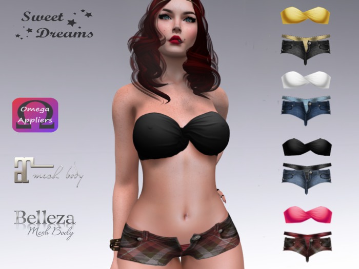 .::SD:: SHORT, PANTIE AND TOP