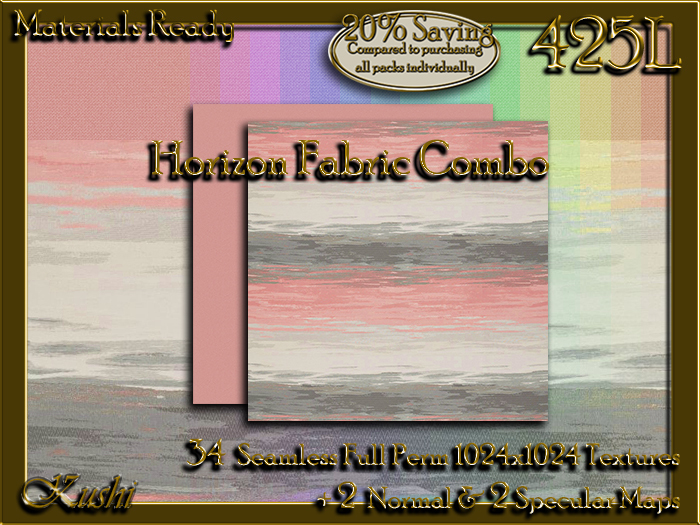 !Kushi! HorizonCOMBO Textures -WEAR TO UNPACK