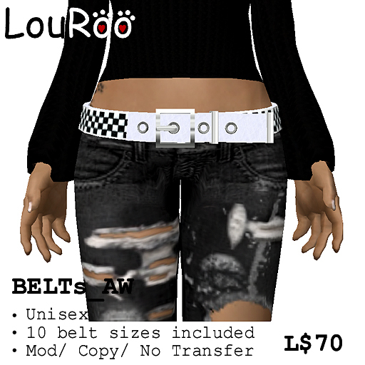 LouRoo BELTs AW